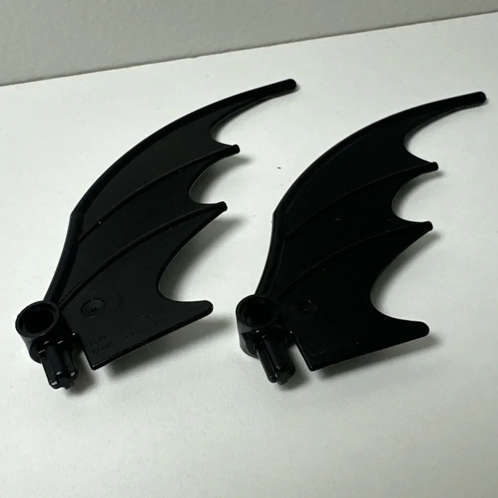 Black LEGO Dragon Wing 51342 57004Genuine Replacement Part- Lot Of 2 Vintage